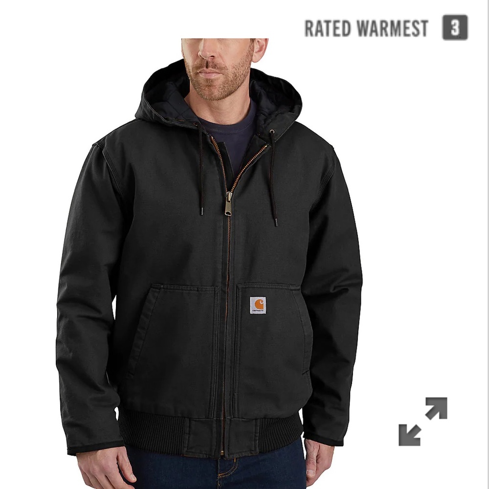 Carhartt - Duck Active Jacket - Quilted Flannel Lined (Loose Fit)